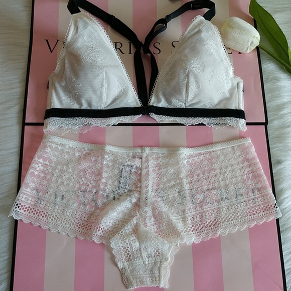 Size M🌺 VICTORIA'S SECRET BRALETTE + PANTY M - Picture 3 of 6
